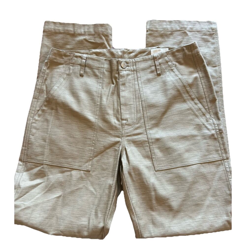 Seven 7 For All Mankind Khaki Trousers Women’s Sz‎ 32 Wide Leg Baggy Chino Pants